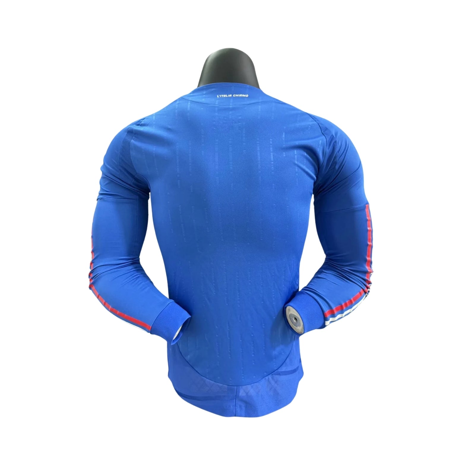 Itália Principal 24/25 - Manga Comprida - Versão Jogador - Euro 2024