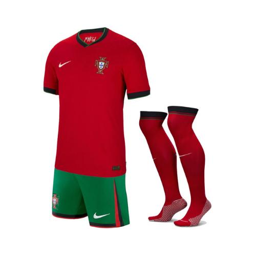 Kit de Criança - Portugal Principal 24/25 - Euro 2024