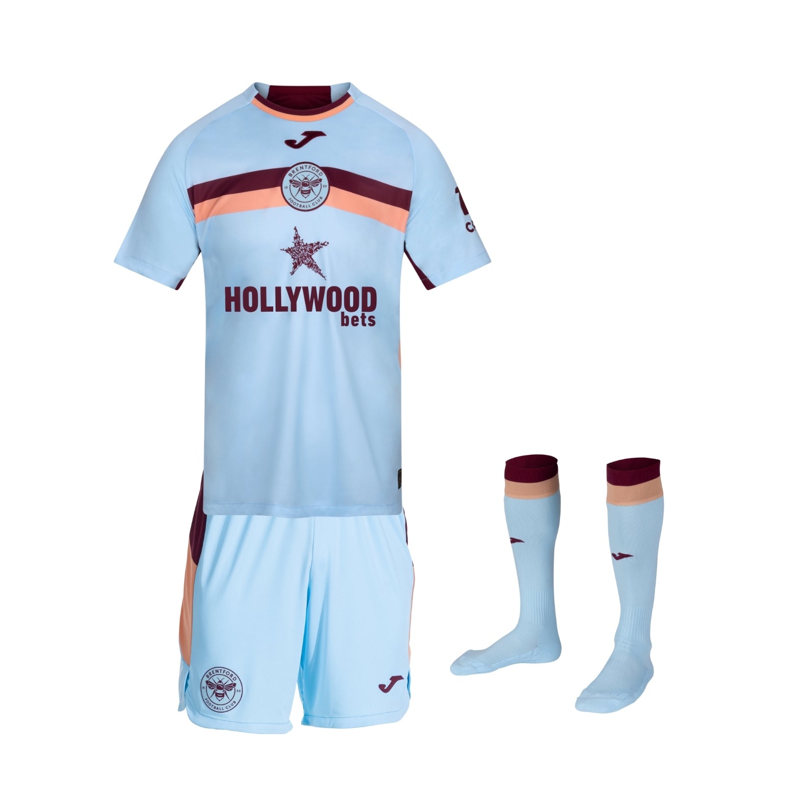 Kit de Criança - Brentford Terceiro 25/26