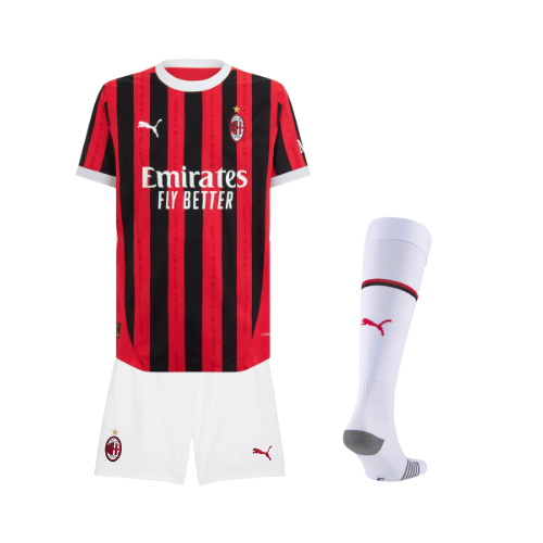 AC Milan Home Kit 24/25 - White Shorts