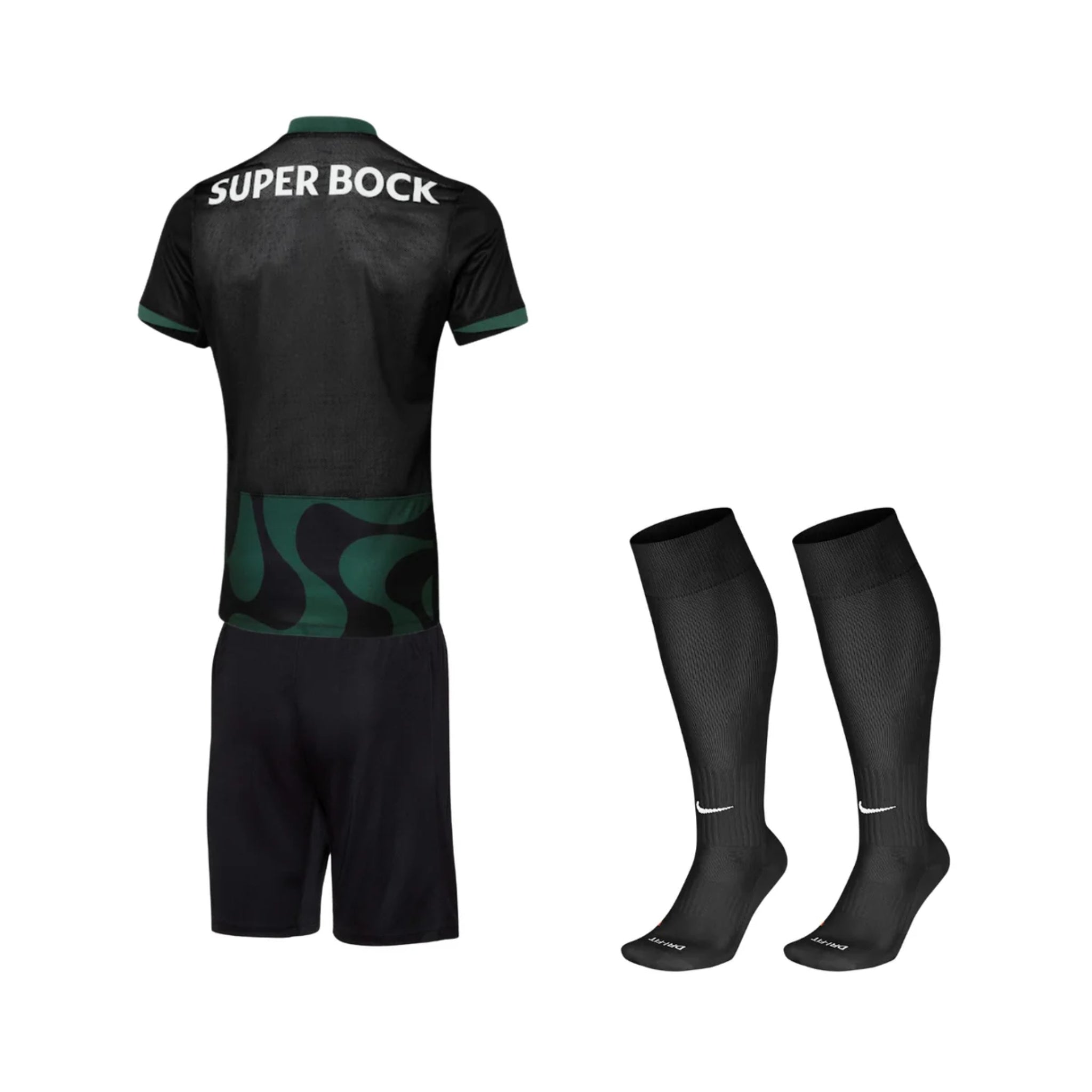 Kit de Criança - Sporting Alternativa Preta 25/26