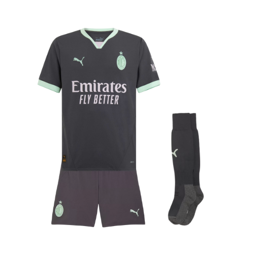 Kit de Criança - AC Milan Terceiro 24/25