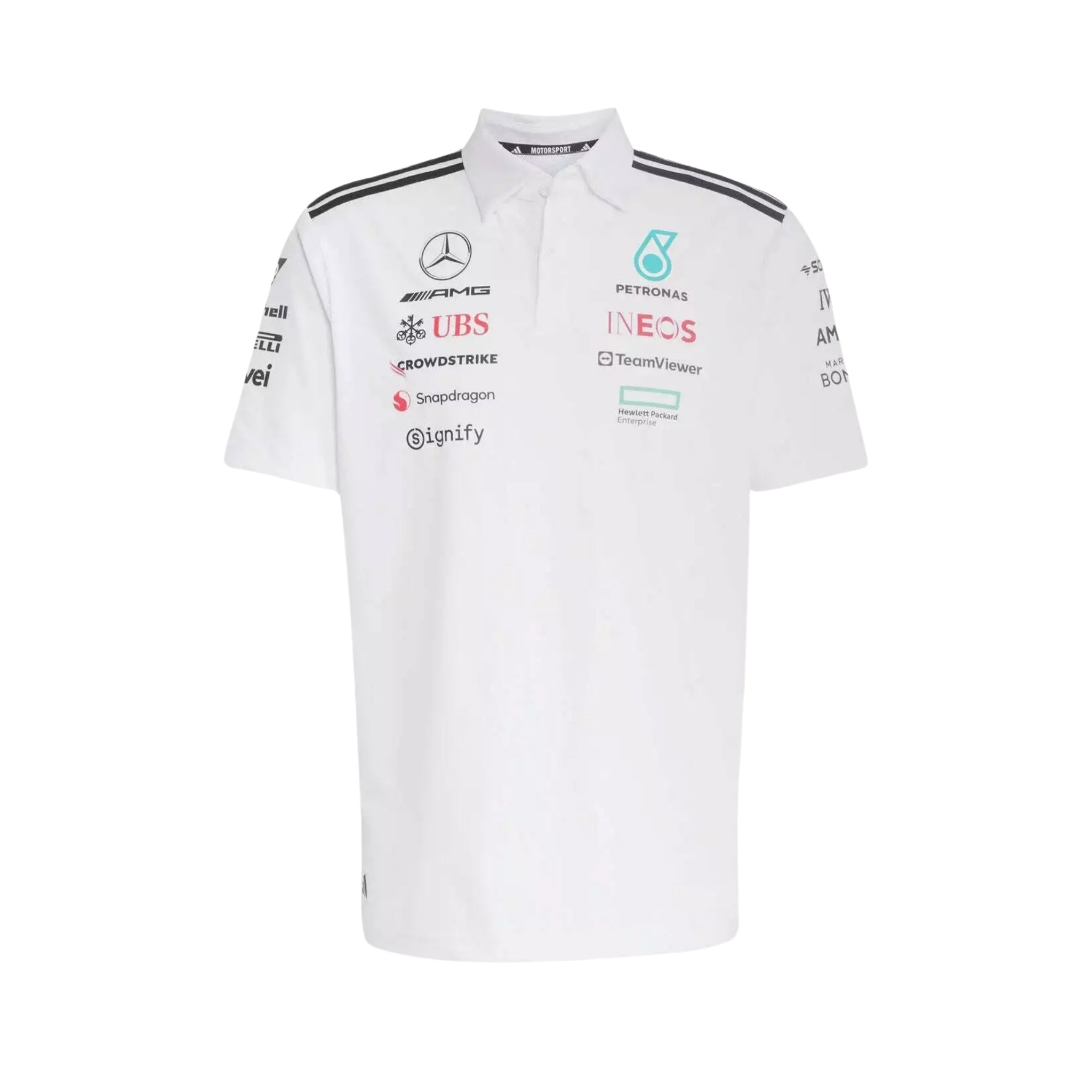 Polo Mercedes AMG Petronas F1 2025 - Branca