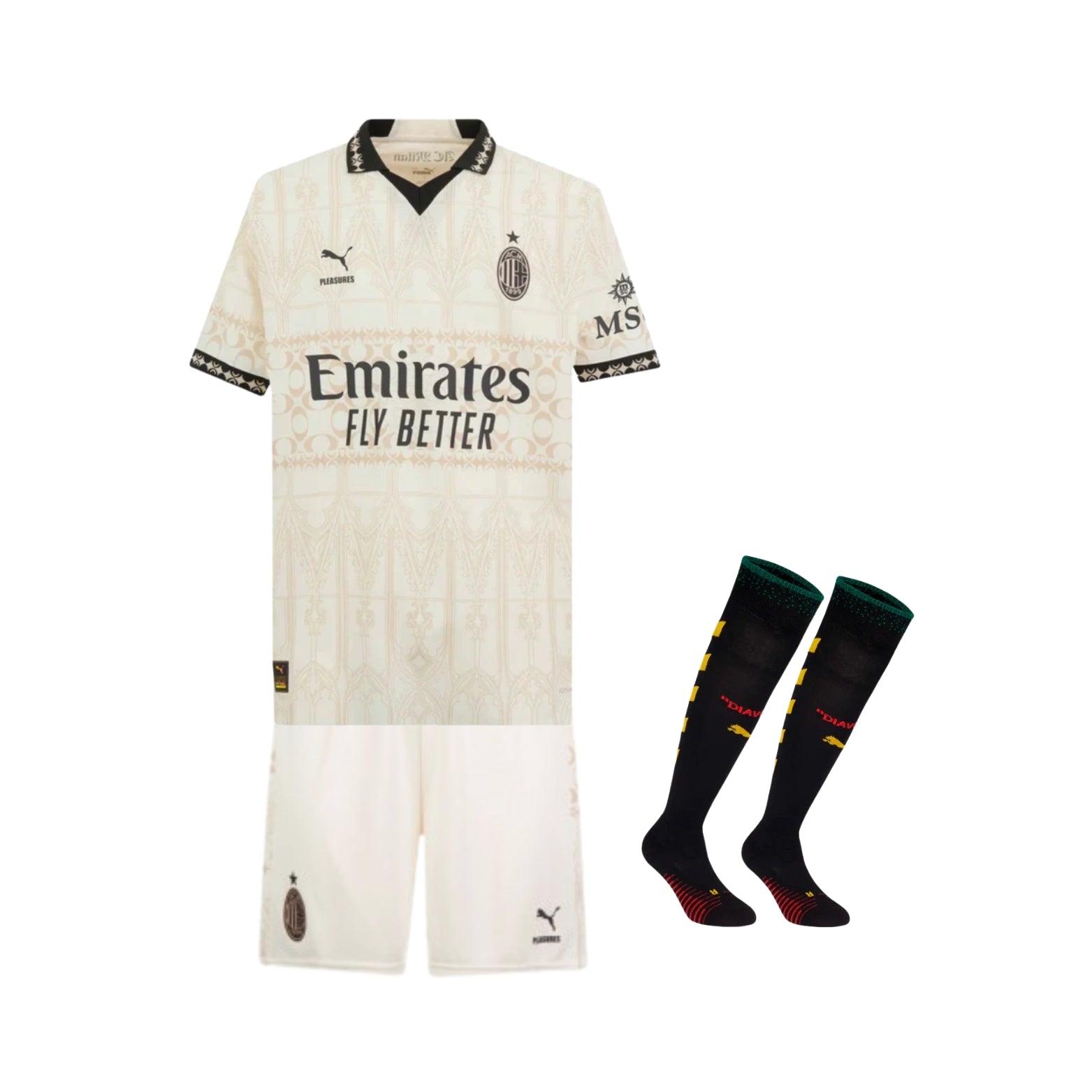 Kit de Criança - AC Milan Quarto 23/24