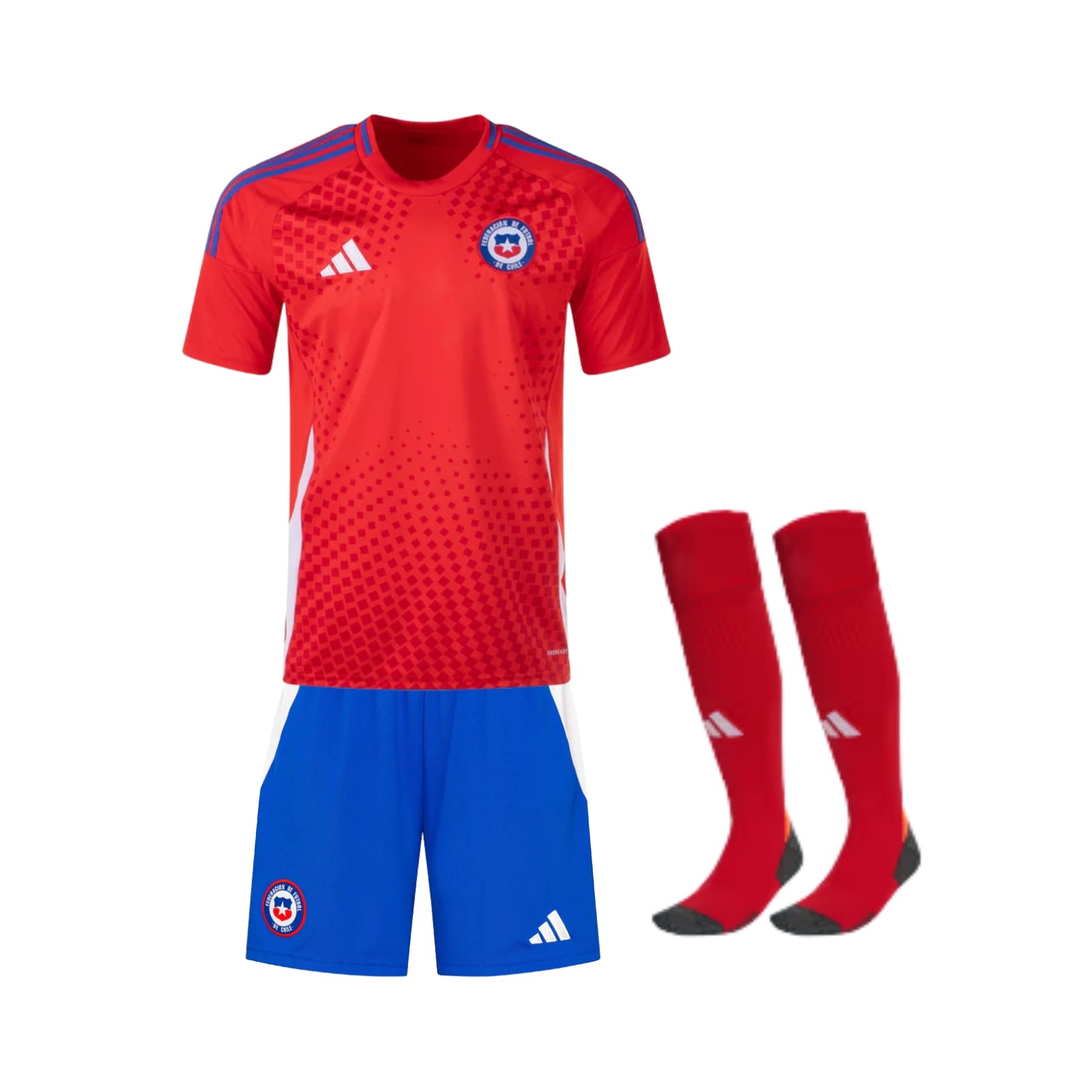 Kit de Criança - Chile Principal 24/25 - Copa América 2024