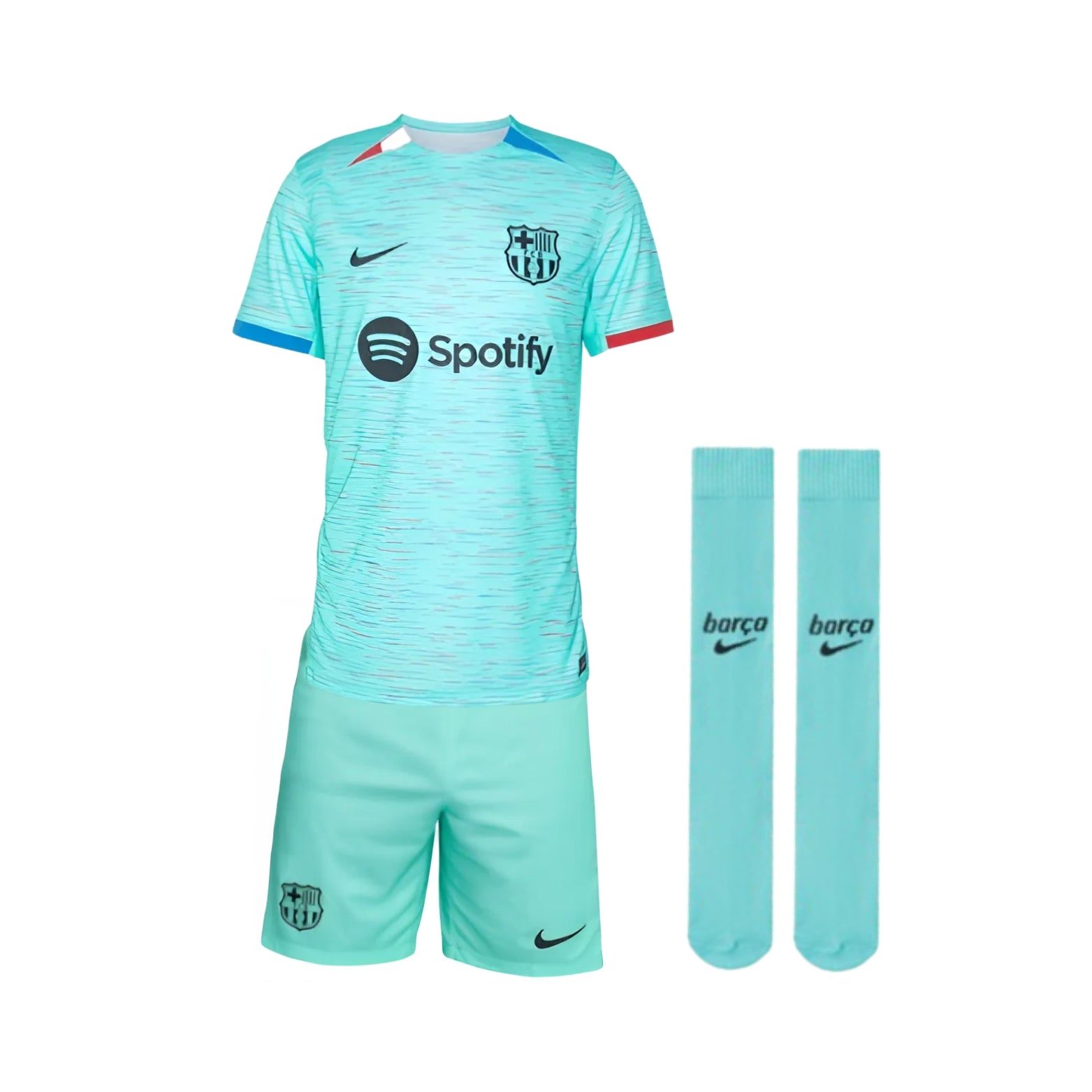 Kids Kit - Barcelona Third 23/24