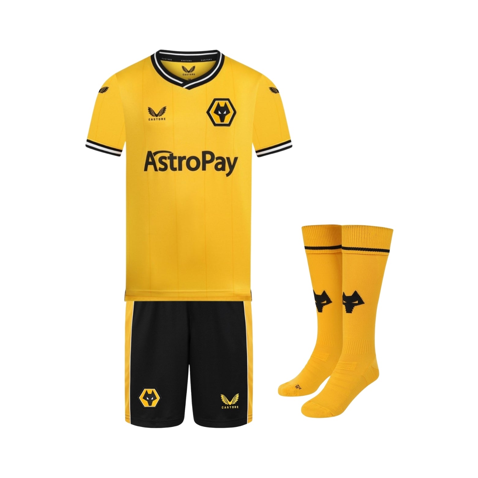 Kit de Criança - Wolves Principal 23/24
