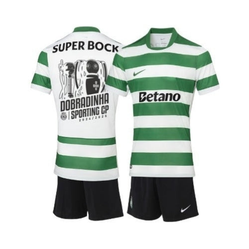 Kit de Criança - Sporting Principal 25/26 - Edição Dobradinha