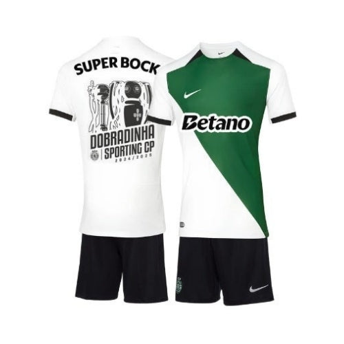 Kit de Criança - Sporting Edição Especial "Stromp" 24/25 - Edição Dobradinha