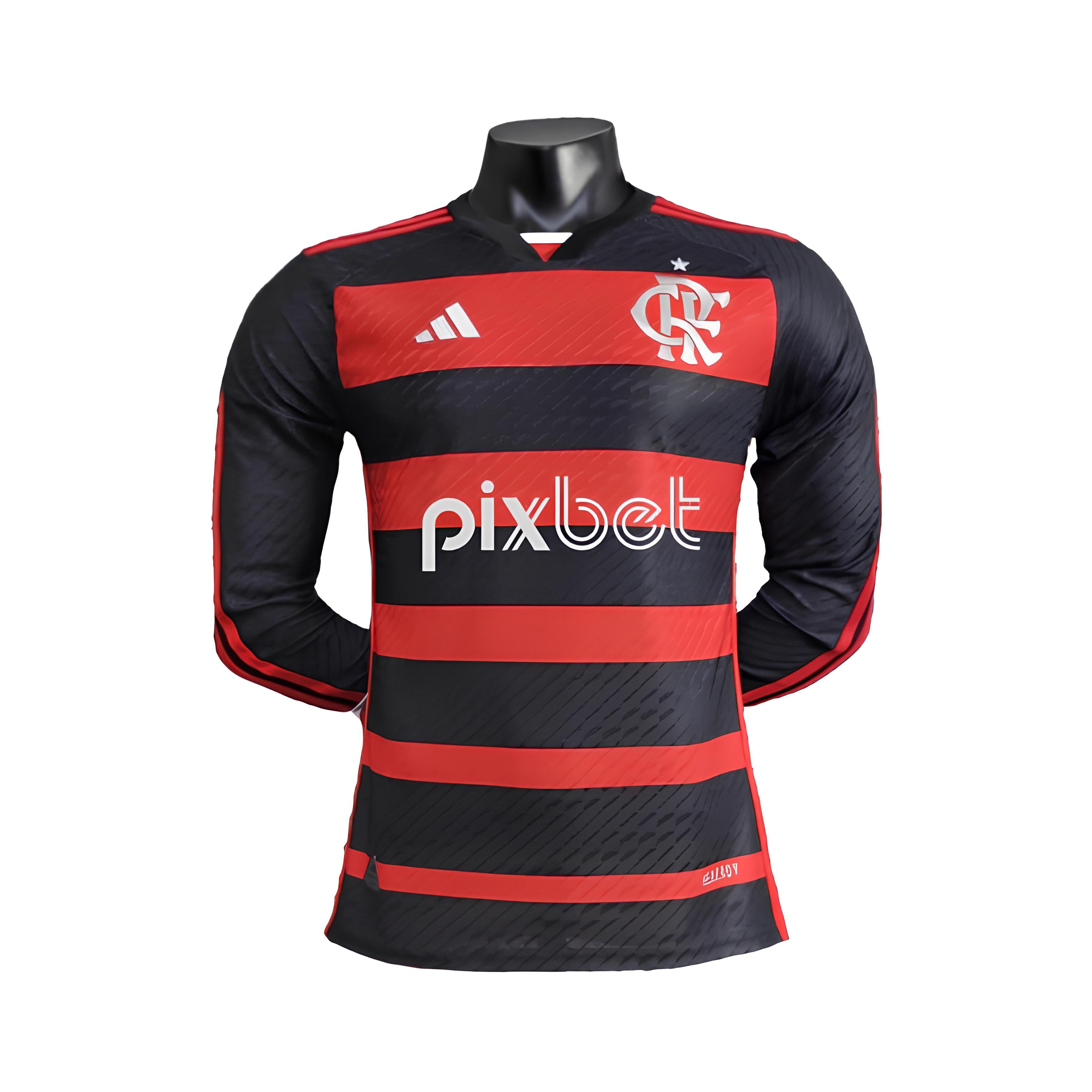 Flamengo Principal 24/25 - Manga Comprida - Versão Jogador