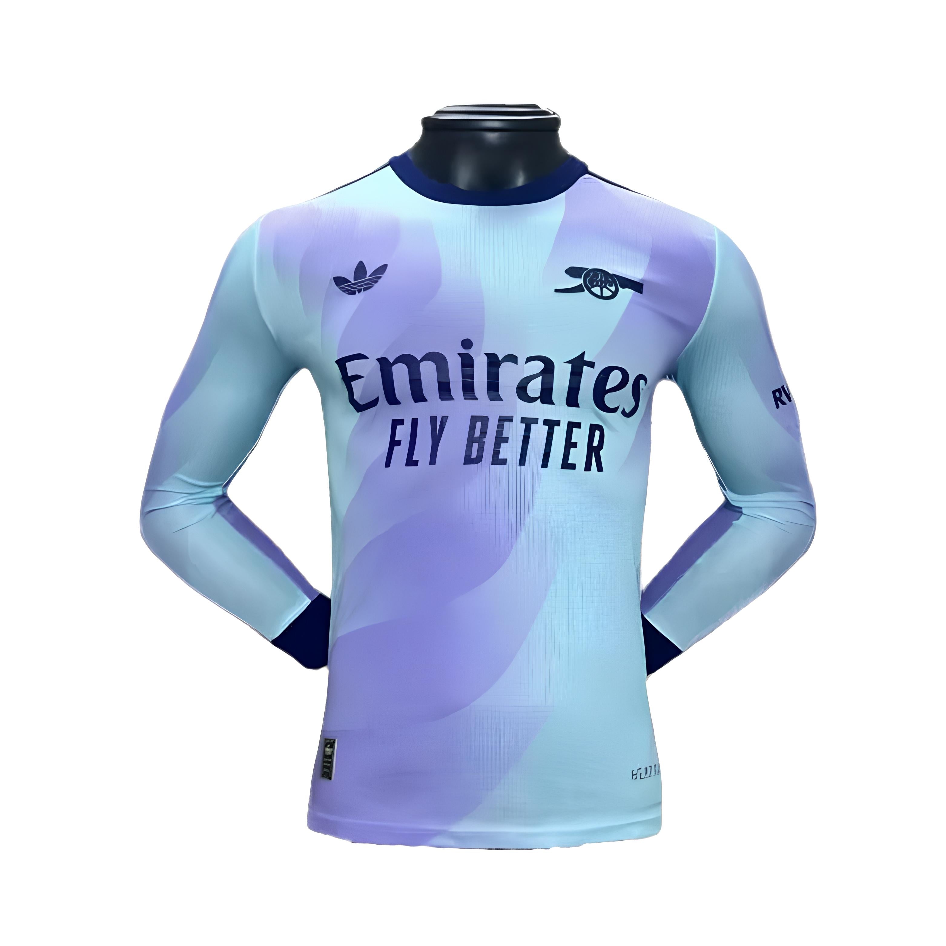 Arsenal Terceiro 24/25 - Versão Jogador - Manga Comprida