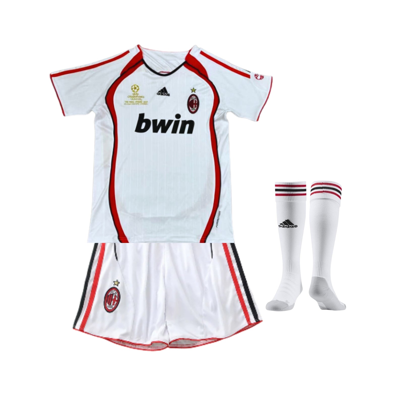 Kit de Criança - AC Milan Alternativa 06/07 - Final da Liga dos Campeões