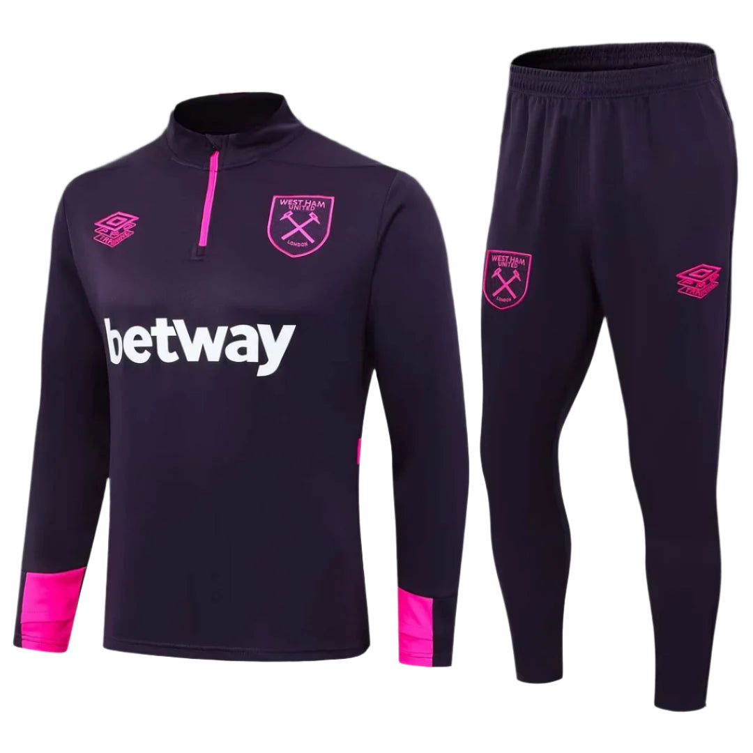 West Ham United 24/25 - Fato de Treino - 1/2 Zip