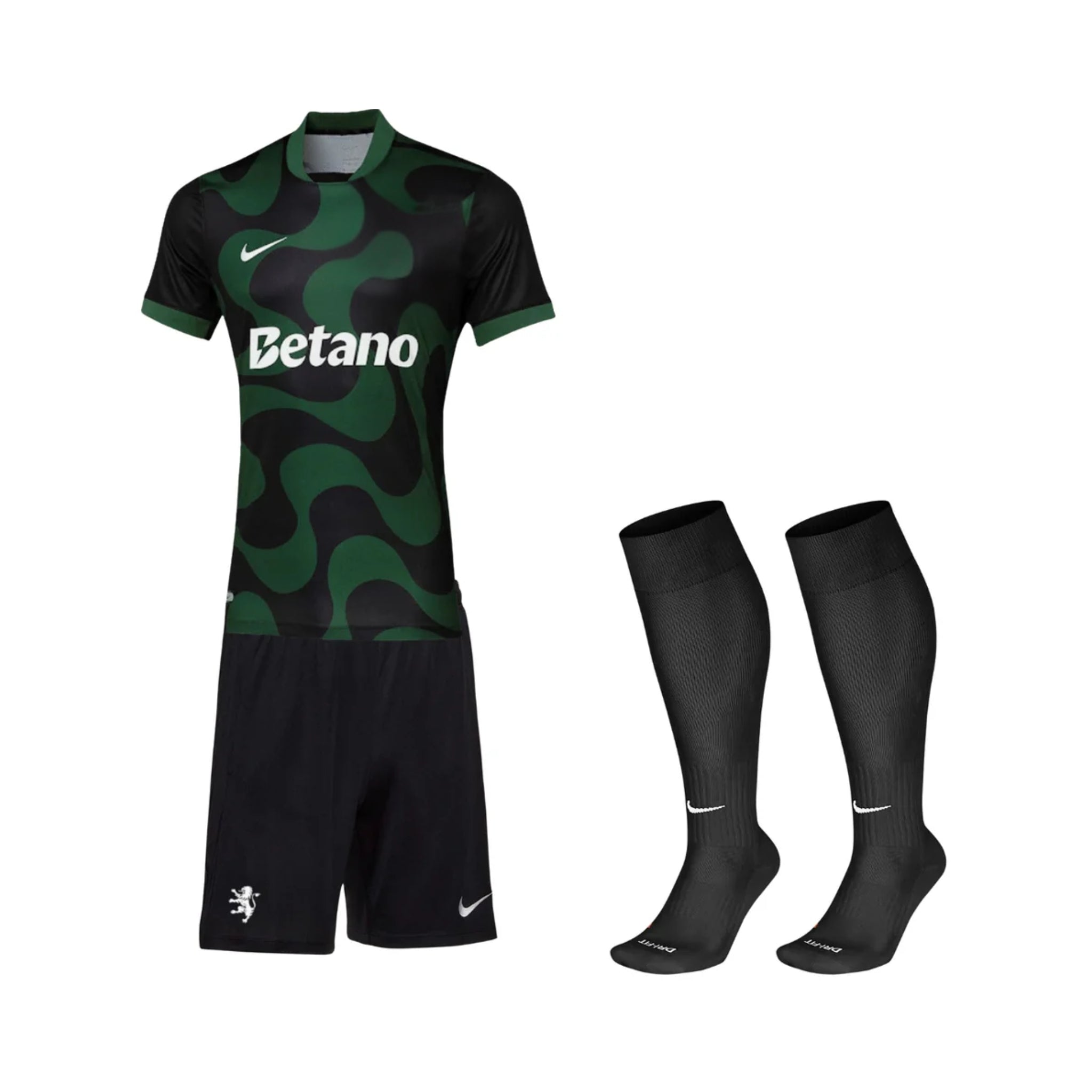 Kit de Criança - Sporting Alternativa Preta 25/26