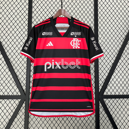 Flamengo Principal 24/25 - Todos os patrocínios - Game Day