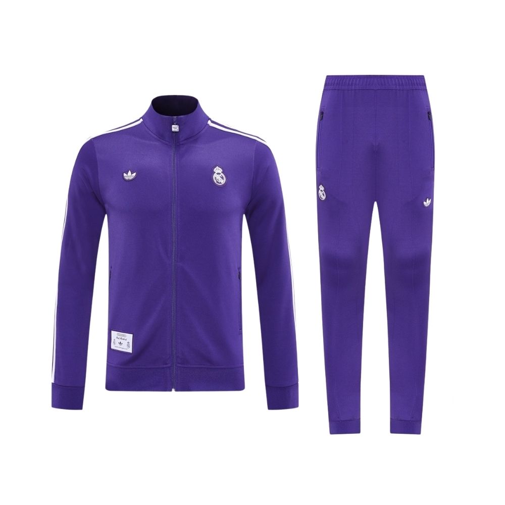 Real Madrid 25/26 - Fato de Treino - Zip Completo