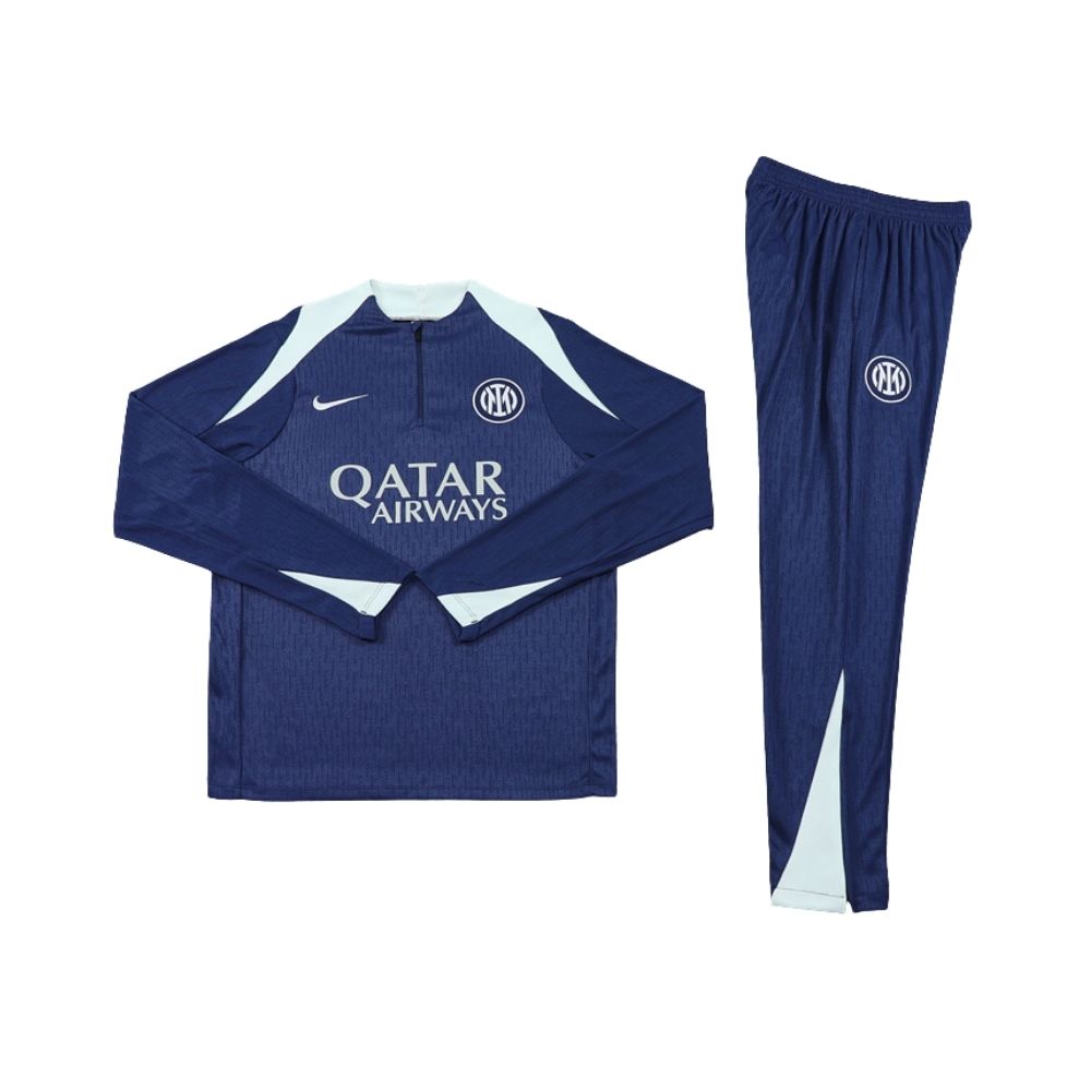 Inter Milão 24/25 - Fato de Treino - 1/2 Zip - Versão Jogador