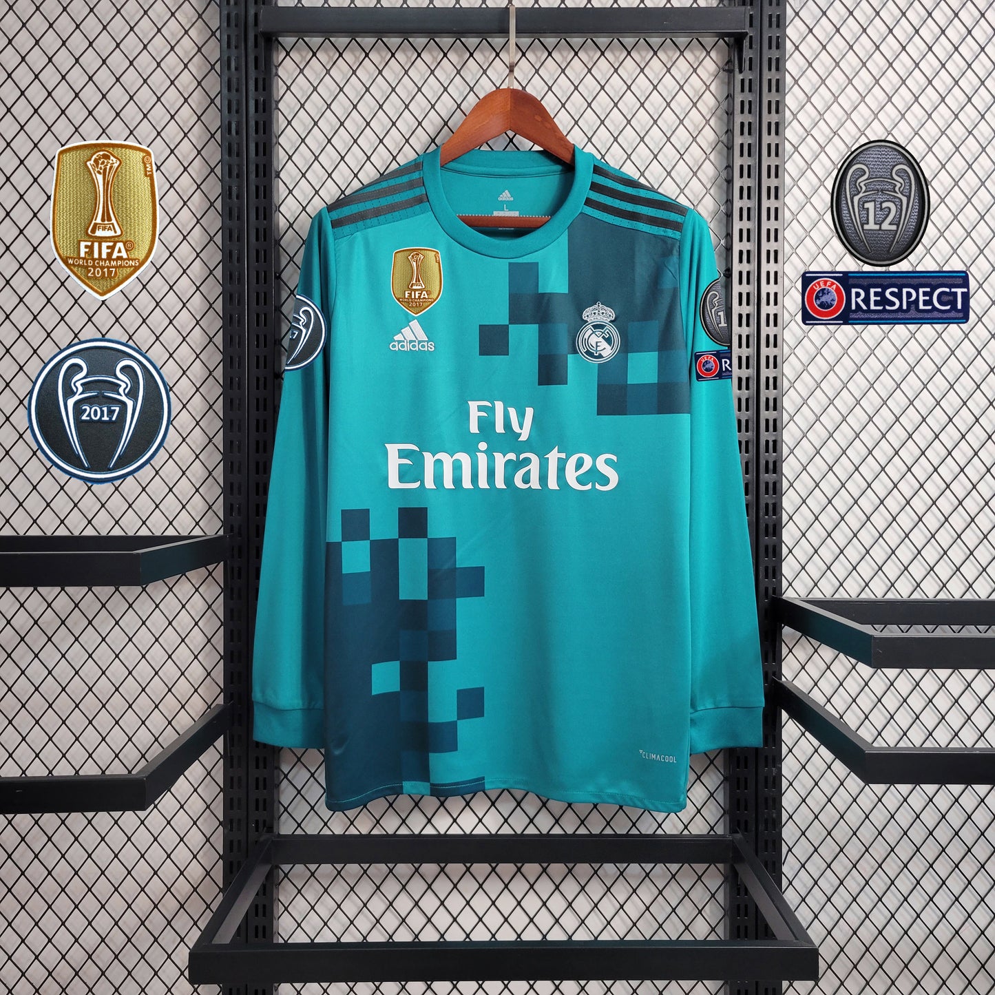 Real Madrid Third 17/18 - Liga dos Campeões - Manga Comprida - Game Day