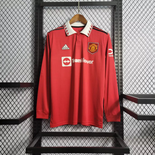 Manchester United Home 22/23 - Manga Comprida - Game Day