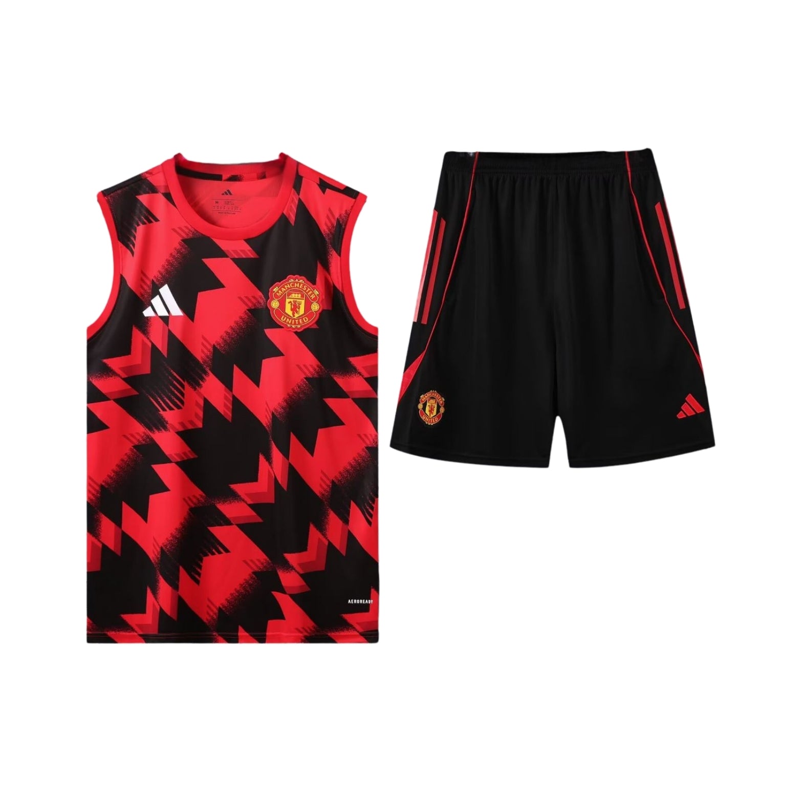 Manchester United 25/26 - Equipamento de Treino - Manga Cava