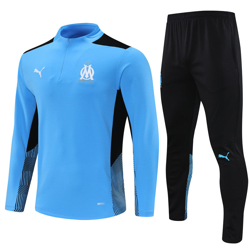 Olympique de Marseille 23/24 - Fato de Treino 1/2 Zip