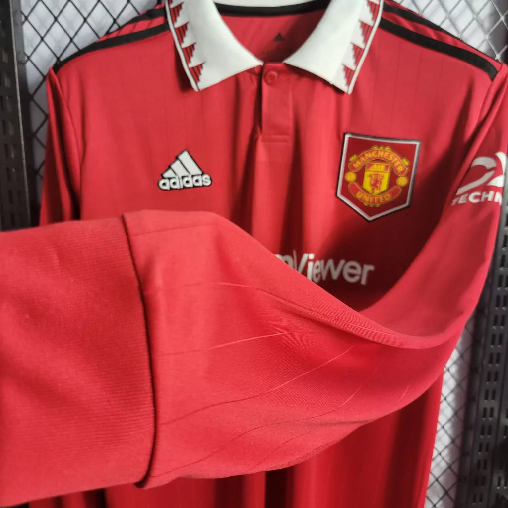 Manchester United Home 22/23 - Manga Comprida - Game Day