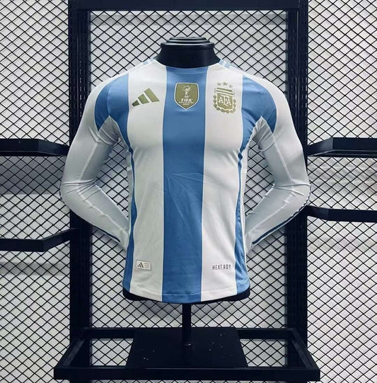 Argentina Home 24/25 - Long Sleeve - Player Version