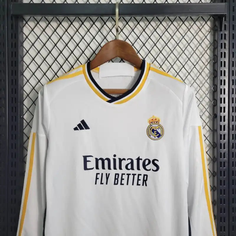 Kit - Real Madrid Principal 23/24 - Manga Comprida - Game Day