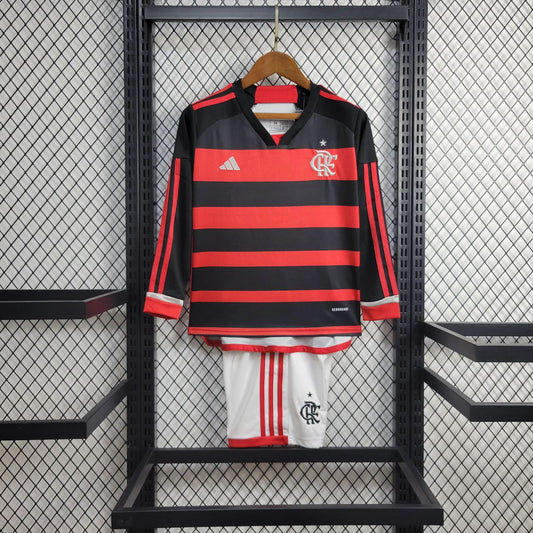 Kit - Flamengo Principal 24/25 - Manga Comprida - Game Day