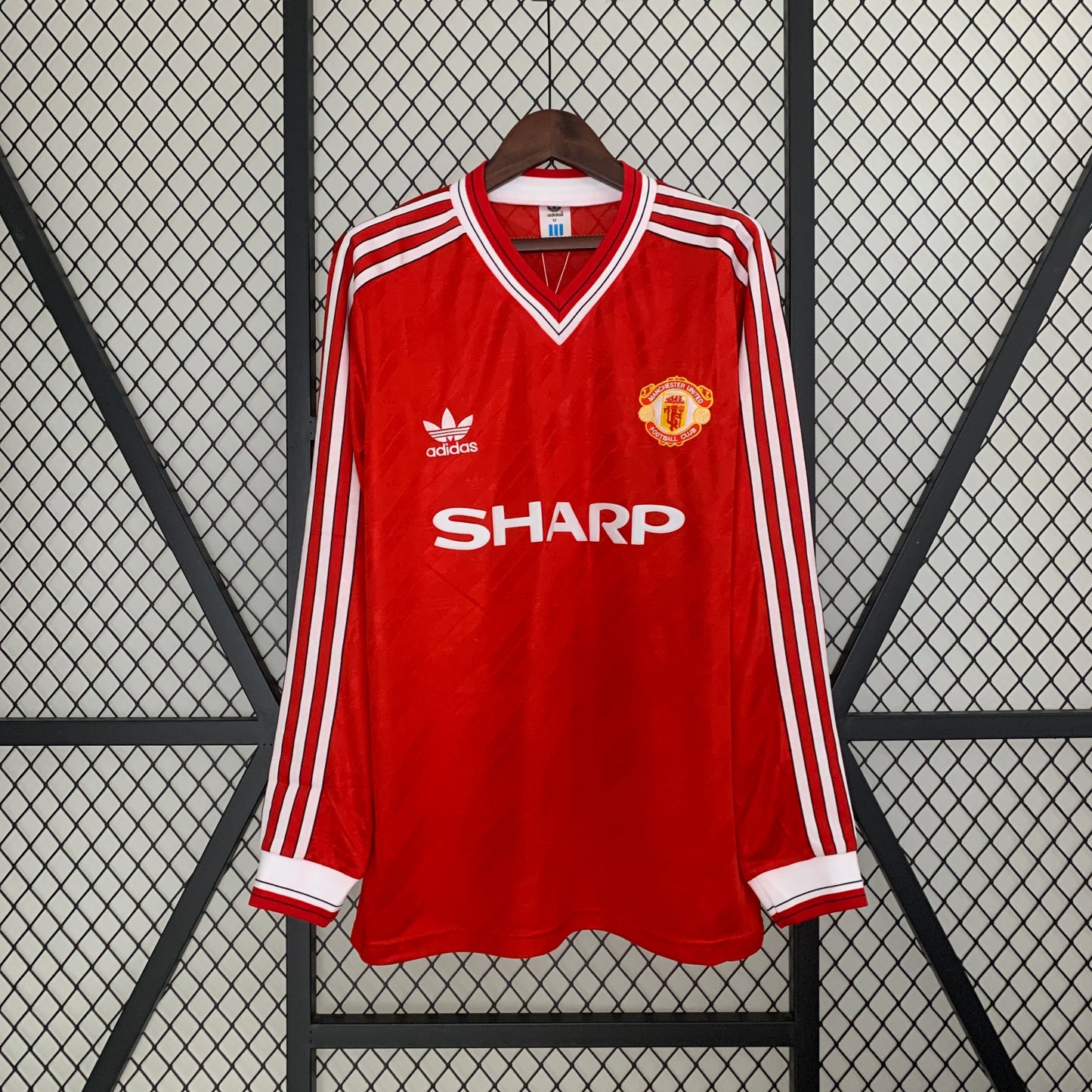 Manchester United Home 86/87 - Manga Comprida - Game Day