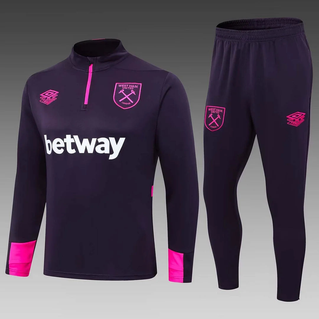 West Ham United 24/25 - Fato de Treino - 1/2 Zip