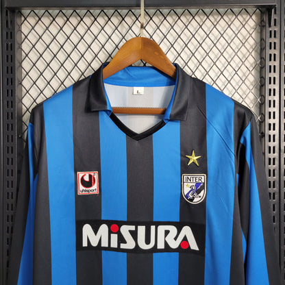 Inter Milan Home 88/89 - Manga Comprida - Game Day