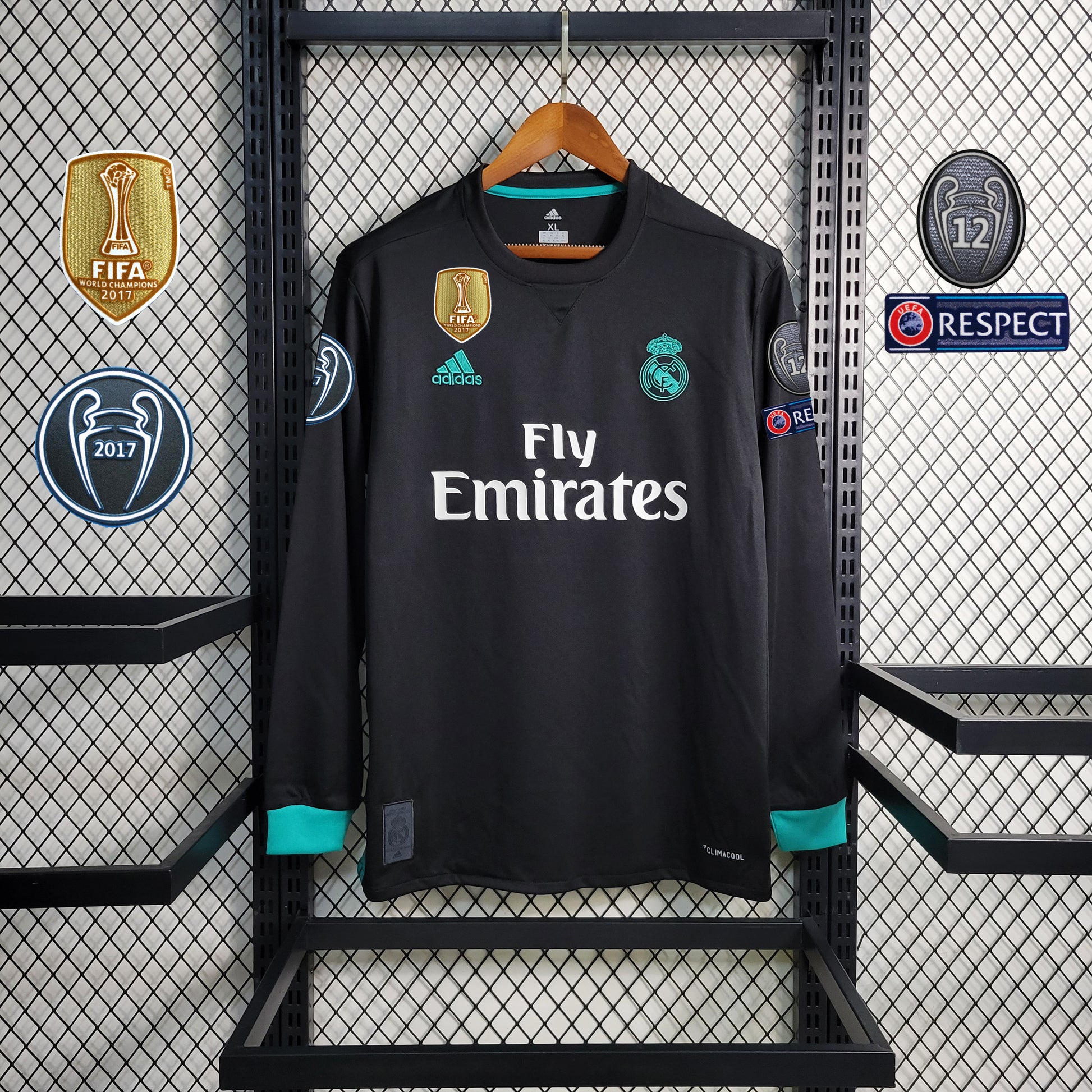 Real Madrid Away 17/18 - Champions League - Manga Comprida - Game Day