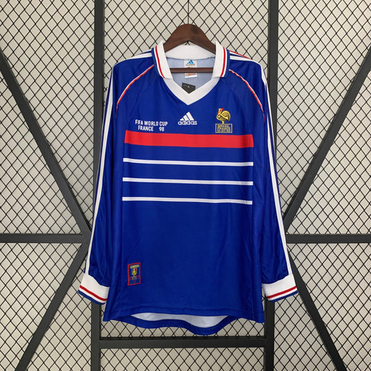 France Home 98 - Long Sleeve - World Cup 98