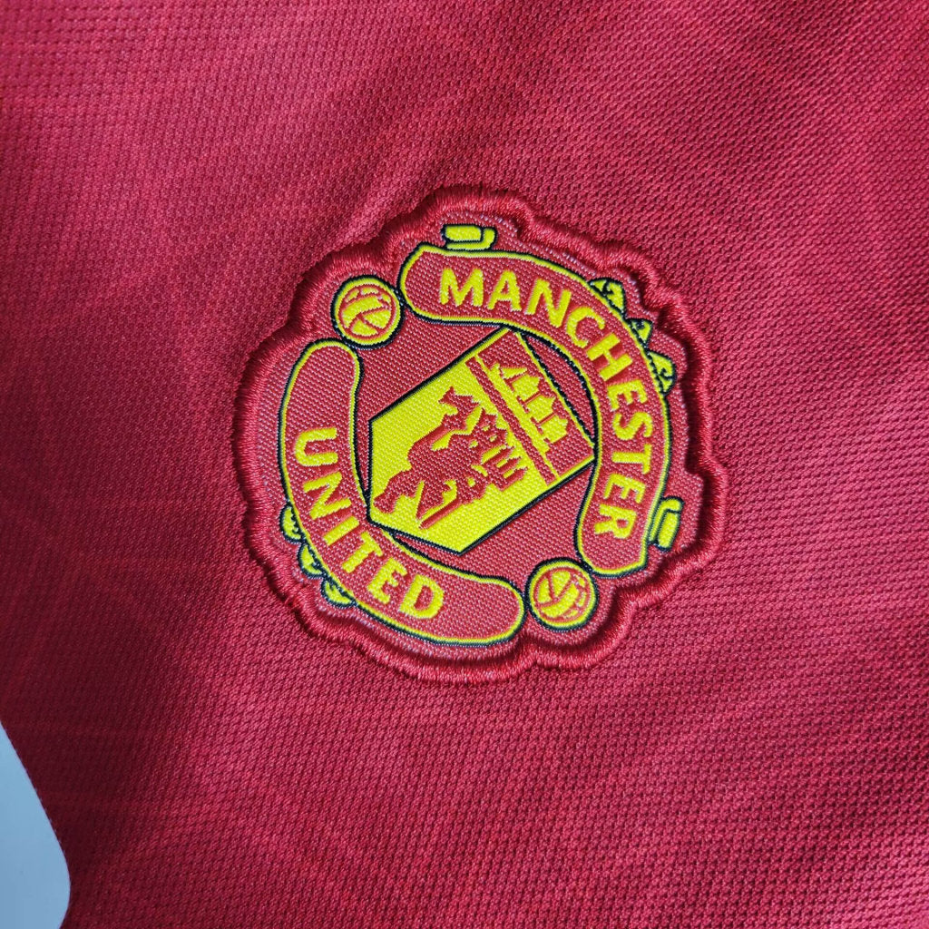 Kit de Criança - Manchester United Principal 23/24 - Manga Comprida