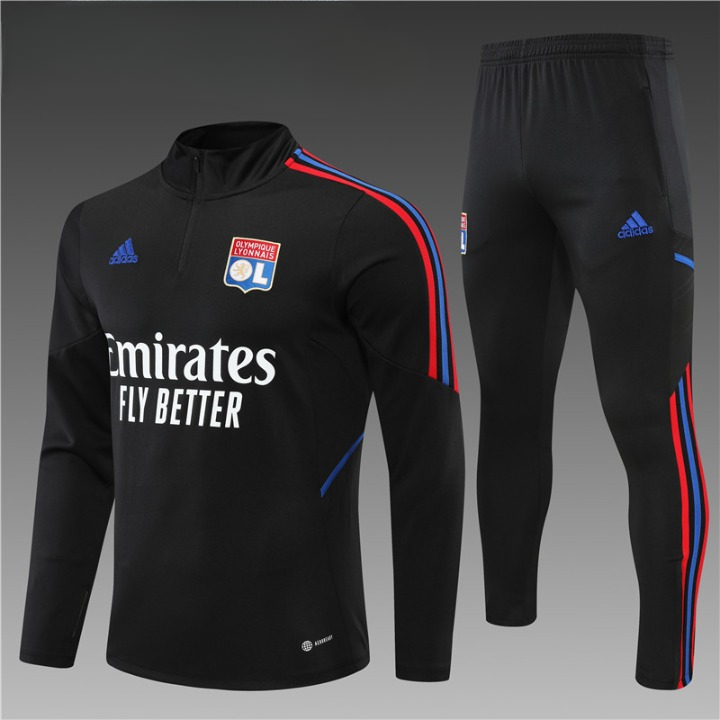 Olympique  Lyon - Fato de Treino - 1/2 Zip