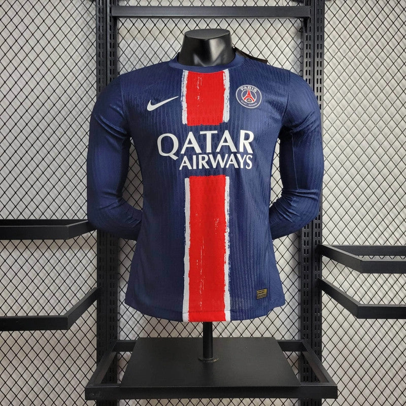 PSG Home 24/25 - Long Sleeve - Player Version