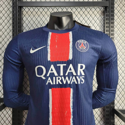 PSG Home 24/25 - Long Sleeve - Player Version